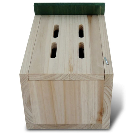 Maison Pour Papillons 8 Pcs Bois 14 X 15 X 22 Cm