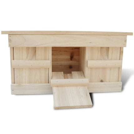 Maisons Pour Moineau 2 Pcs Bois 44 X 15,5 X 21,5 Cm