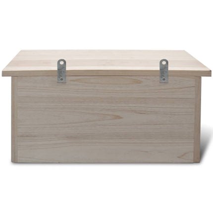 Maisons Pour Moineau 2 Pcs Bois 44 X 15,5 X 21,5 Cm