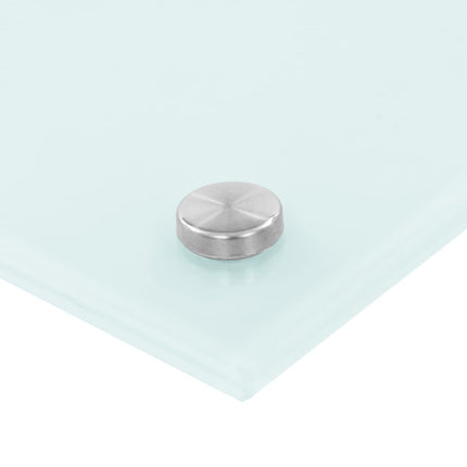 Dosseret De Cuisine Verre Trempé Blanc
