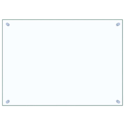 Dosseret De Cuisine Verre Trempé Transparent