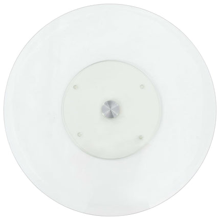 Assiette De Service Rotative Transparent 60 Cm Verre Trempé