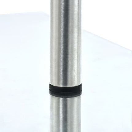 Étagère D'angle De Cuisine À 3 Niveaux Verre Trempé