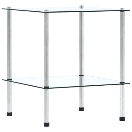 Étagère À 2 Niveaux 40X40X Verre Trempé