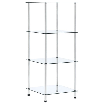 Étagère À 2 Niveaux 40X40X Verre Trempé