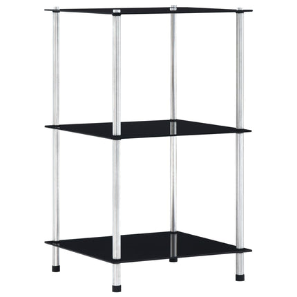 Étagère À 2 Niveaux 40X40X Verre Trempé
