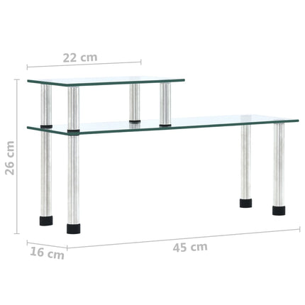 Étagère De Cuisine 45X16X26 Cm Verre Trempé
