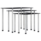 Tables Gigognes 3 Pcs Verre Trempé