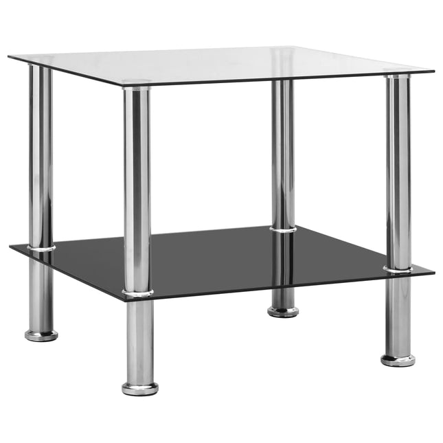 Table D'appoint 45X50X45 Cm Verre Trempé