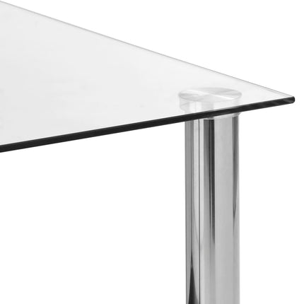 Table D'appoint 45X50X45 Cm Verre Trempé