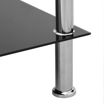 Table D'appoint 45X50X45 Cm Verre Trempé