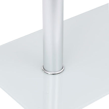 Table D'appoint En Forme U Transparent 45X30X58 Cm Verre Trempé