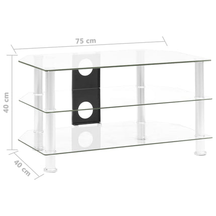Meuble Tv Verre Trempé
