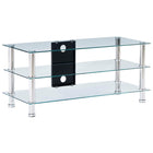 Meuble Tv 150 X 40 X 40 Cm Verre Trempé