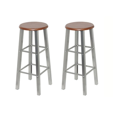 Tabourets De Bar Lot De 2 Mdf