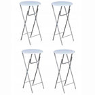 Tables De Bar 4 Pcs 60X112 Cm Mdf