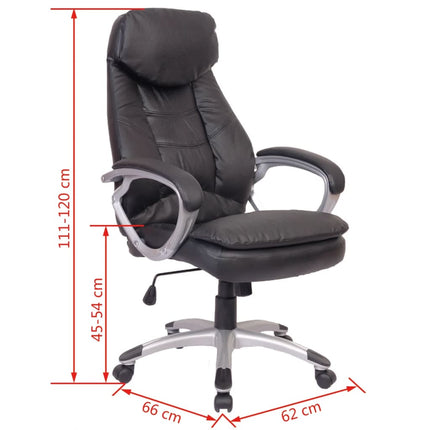 Fauteuil De Bureau Cuir Noir