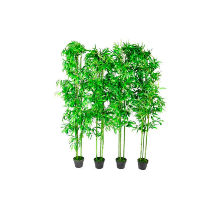 Lot De 4 Bambous Artificiels Décor Intérieur