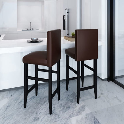 Tabourets De Bar Lot De 2 Similicuir