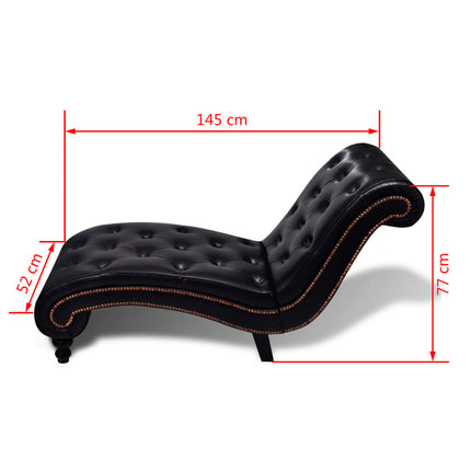 Chaise Longue Similicuir