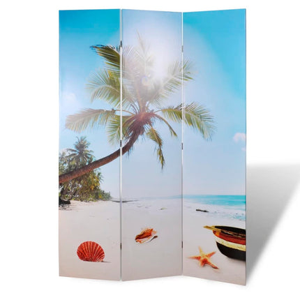 Cloison De Séparation Pliable 120 X 170 Cm Plage