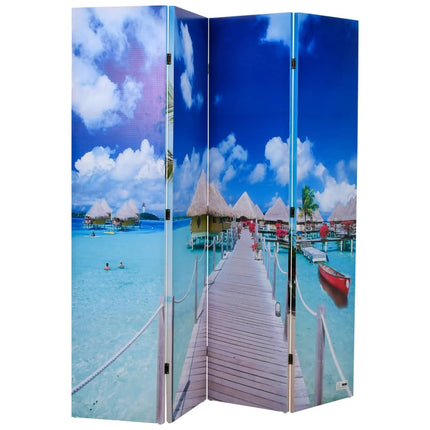 Cloison De Séparation Pliable 120 X 170 Cm Plage