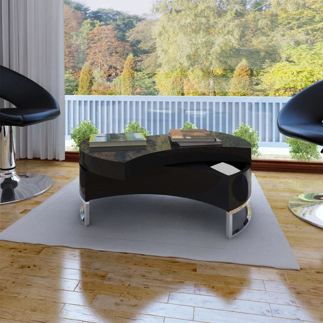 Table Basse À Forme Réglable Brillant