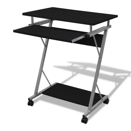Bureau D'ordinateur Compact Avec Plateau À Clavier