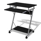 Bureau D'ordinateur Compact Avec Plateau À Clavier