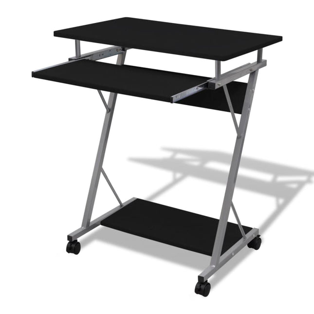 Bureau D'ordinateur Compact Avec Plateau À Clavier
