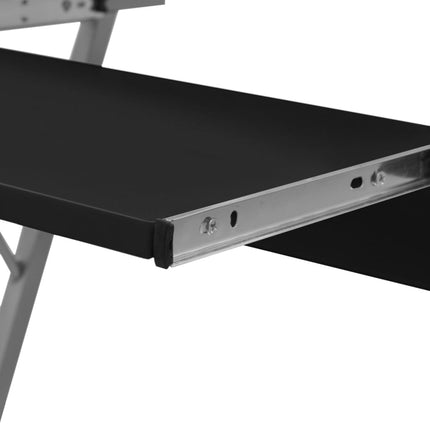 Bureau D'ordinateur Compact Avec Plateau À Clavier