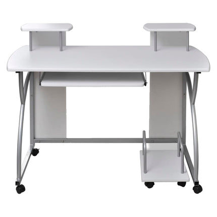 Bureau D'ordinateur Avec Plateau À Clavier Coulissant