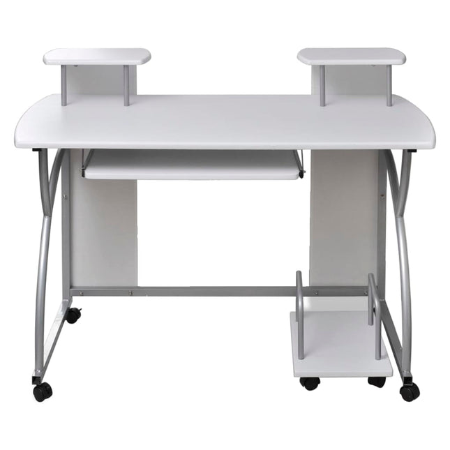 Bureau D'ordinateur Avec Plateau À Clavier Coulissant