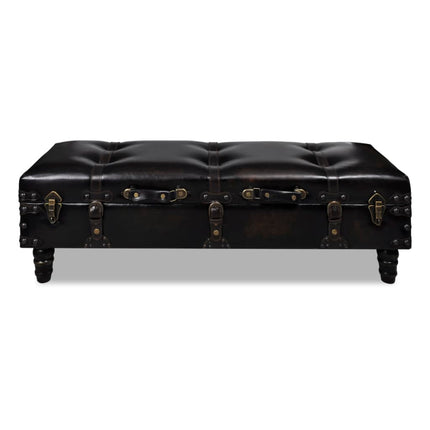 Banc Long De Rangement Marron