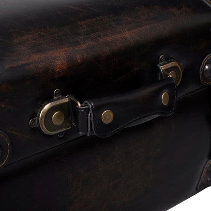 Banc Long De Rangement Marron