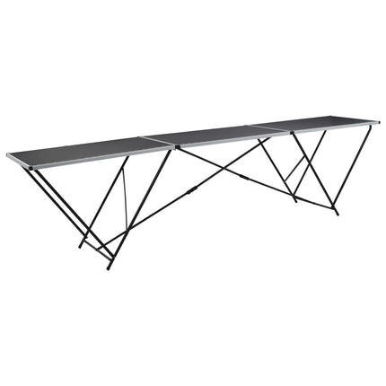 Table À Coller Pliable Mdf Et Aluminium 300 X 60 X 78 Cm