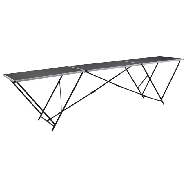 Table À Coller Pliable Mdf Et Aluminium 300 X 60 X 78 Cm
