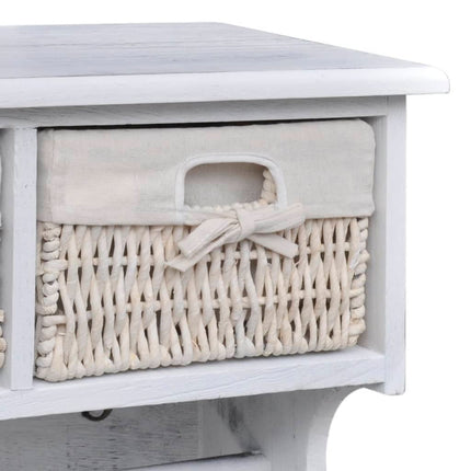 Porte-Manteau 60X23,5X33 Cm Bois De Paulownia