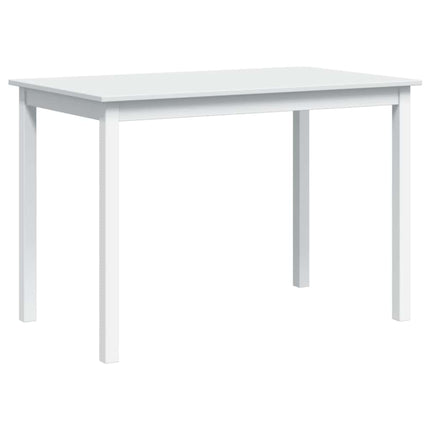 Ensemble De Salle À Manger 5 Pcs Blanc