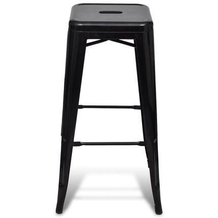 Tabourets De Bar Lot De 2 Acier
