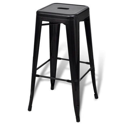Tabourets De Bar Lot De 2 Acier
