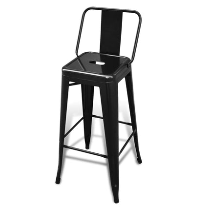 Tabourets De Bar Lot De 2 Acier