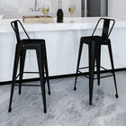 Tabourets De Bar Lot De 2 Acier