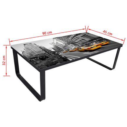 Table Basse Avec Dessus De Table Rectangulaire