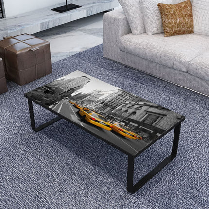 Table Basse Avec Dessus De Table Rectangulaire