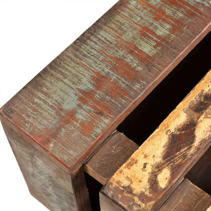 Table Basse Avec 4 Roulettes Bois Recyclé