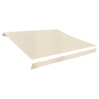 Toit D'auvent Toile 3 X 2,5 M (Cadre Non Inclus) Crème
