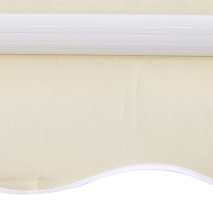 Toit D'auvent Toile 3 X 2,5 M (Cadre Non Inclus) Crème