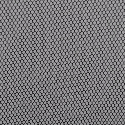 Moustiquaire Rideau À 4 Bandes Noir Polyester