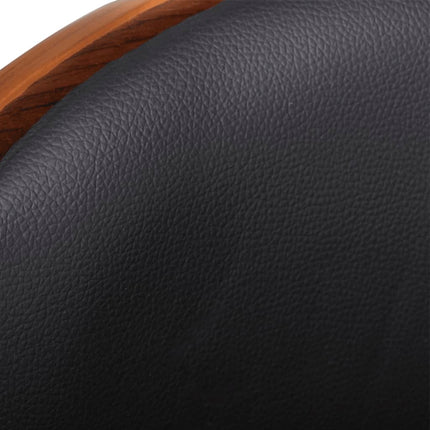 Tabouret De Bar Bois Courbé Et Similicuir